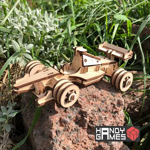 Дерев'яний конструктор Спортивний Болід 68 деталей - фото 5