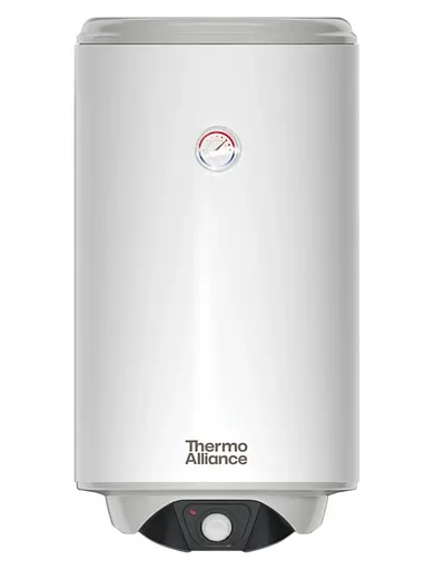 Водонагреватель электрический Thermo Alliance, 2 кВт, сухой ТЭН, 80 л плоский, вертикальный, цилиндрический, белый (SV08044C) - фото 1