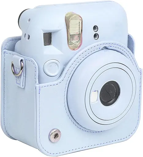 Набор камера Fujifilm Instax Mini 12, Фотобумага 20шт, Чехол, Фотоальбом 108 фото Голубой - фото 6