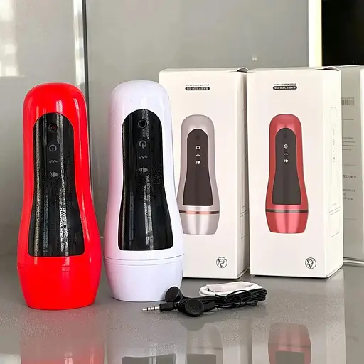 Мастурбатор мужской Вибро мастурбатор с наушниками - фото 3