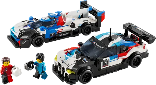 Уцінка. Конструктор LEGO Speed Champions Автомобілі для перегонів BMW M4 GT3 і BMW M Hybrid V8, 676 деталей (76922) - фото 2