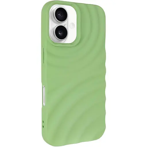 Чехол Epik TPU MonoWave для Apple iPhone 16, 6.1 Light Green
