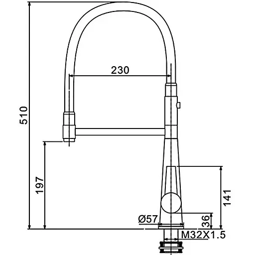 Змішувач для кухні Gappo G4398-15 - фото 2