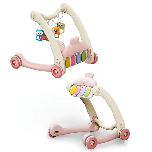 Дитяча каталка-ходунки Limo Toy 368-65R з килимком, світловими та звуковими ефектами - фото 2