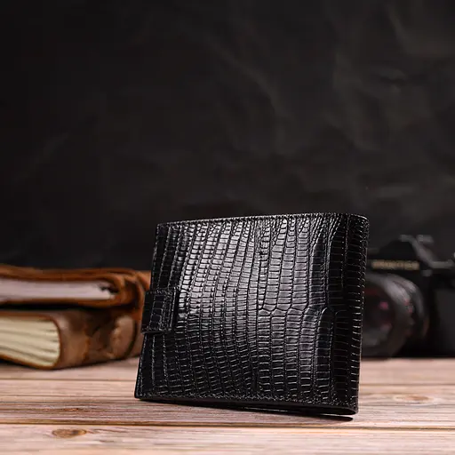 Мужской кожаный кошелек Canpellini 12.2х9.5х2 см acs0025667 - фото 7