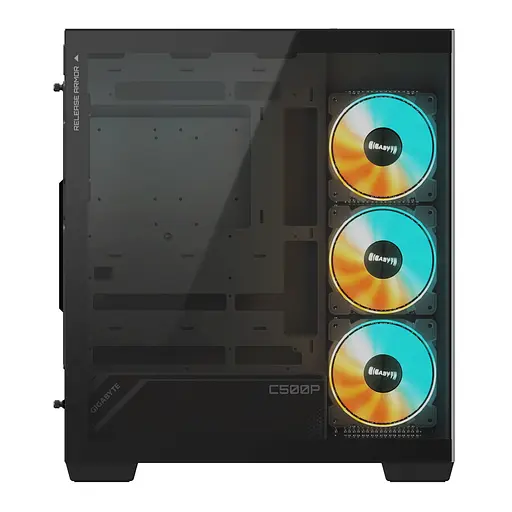 Корпус Gigabyte Aorus C500 Panoramic Stealth Tempered Glass Black без БЖ (GB-C500P ST) - фото 4