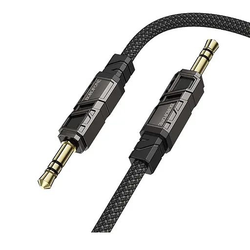Аудіокабель BOROFONE BL22 Dignity audio cable AUX Black - фото 1