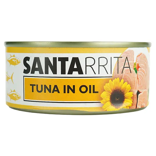 Тунец в масле Santarrita целый 150 г