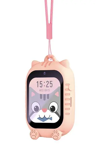 Дитячий смарт-годинник Lemfo K26 з GPS-відеодзвінком HD-камерою та 2 додатковими корпусами в комплекті Рожевий - фото 7