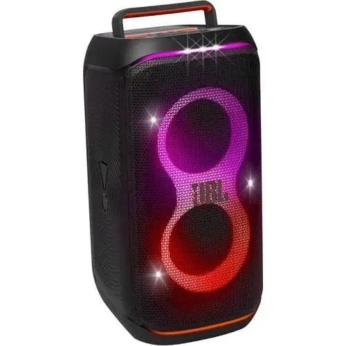 Колонка портативная JBL PartyBox Club 120, Black, 160 Вт, Bluetooth, поликарбонат/металл, управление сверху, IPX4 (JBLPBCLUB120EP) - фото 1