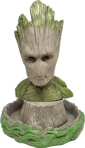 Горшочек для цветов и канцелярии Грут Groot G5 с подставкой пень