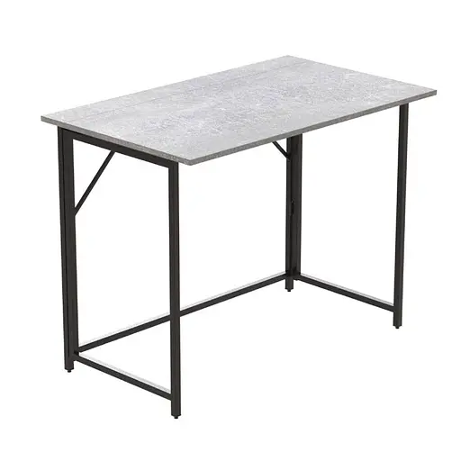 Стіл розкладний Моріс Ferrum-decor 750x1000x600 Чорний метал ДСП Бетон 16 мм (FRD-104675) - фото 10