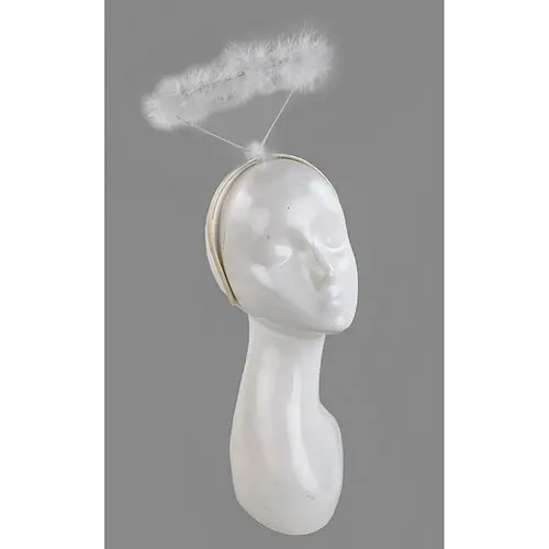 Німб білий карнавальний - фото 1