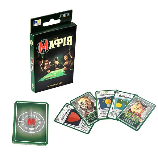 Настільна гра "Мафія" Stateg 30974ST 28 карток, українська мова - фото 2