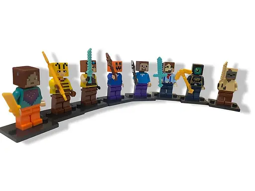 Набір ігрових фігурок персонажі My World 8 шт. зі зброєю (2613) - фото 6