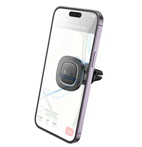 Автомобильный держатель для телефона в машине Hoco H72 магнитный универсальный держатель-холдер Черный - фото 4