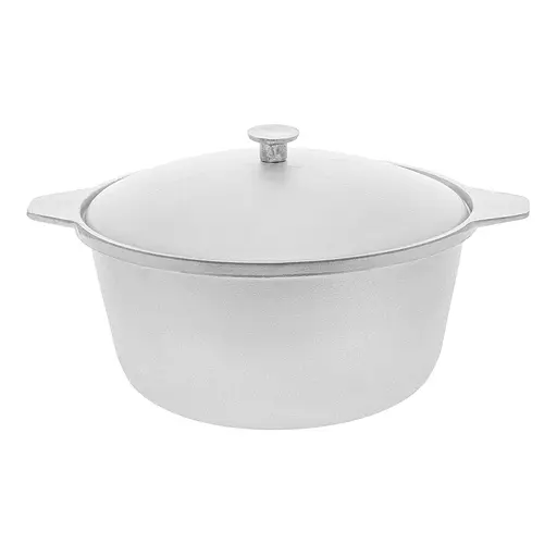 Каструля алюмінієва із кришкою 3 л, Полімет Сірий 83388 - фото 3