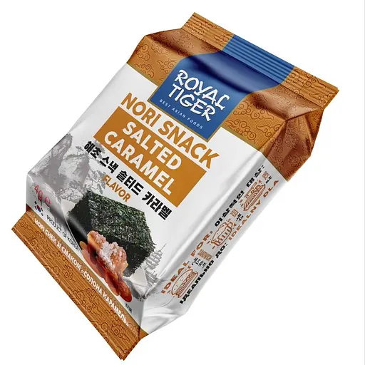 Норі Royal Tiger Снек зі смаком Солона карамель 4 г