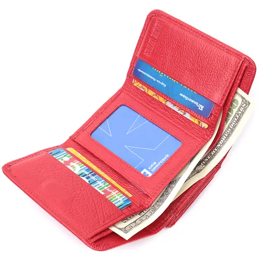 Кожаный женский кошелек ST Leather 11.5х8.5х2 см acs0029441 - фото 8