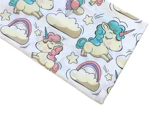 Хлопковая пеленка Moontime 100х80см "Единорожки" - фото 1