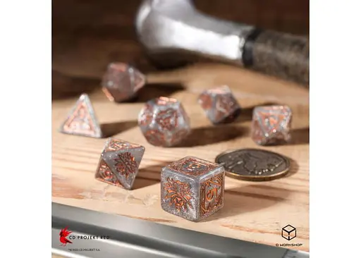 Набір кубиків The Witcher Dice Set. Geralt - Price of Neutrality , 7 шт. (SWGE05) - фото 5
