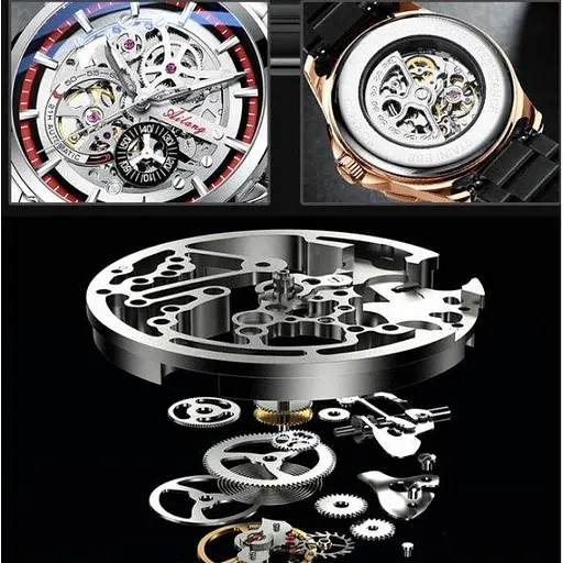 Чоловічий наручний годинник Ailang Sceleton - фото 3