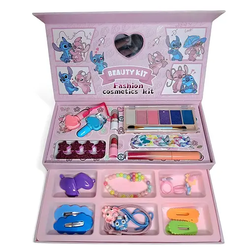 Дитяча косметичка-шкатулка Стіч з аксесуарами (LD6155-1) - фото 3