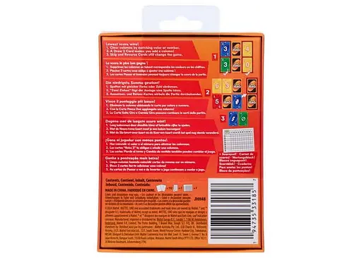 Настольная игра Mattel Уно Zero (UNO Zero) (JHH48) - фото 2