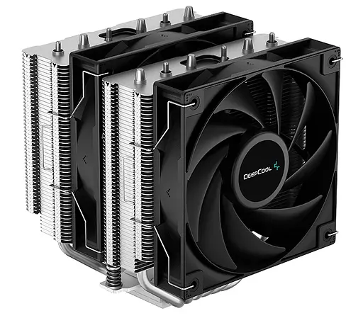 Кулер для процессора Deepcool AG620, алюминий, 2x120 мм, Intel 115x/1200/1700/775, AMD AMx/FMx - фото 1