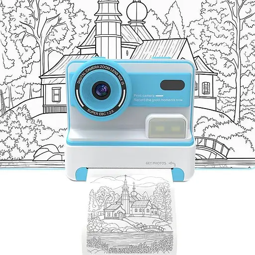 Детская фотокамера моментальной печати D101 - фото 7