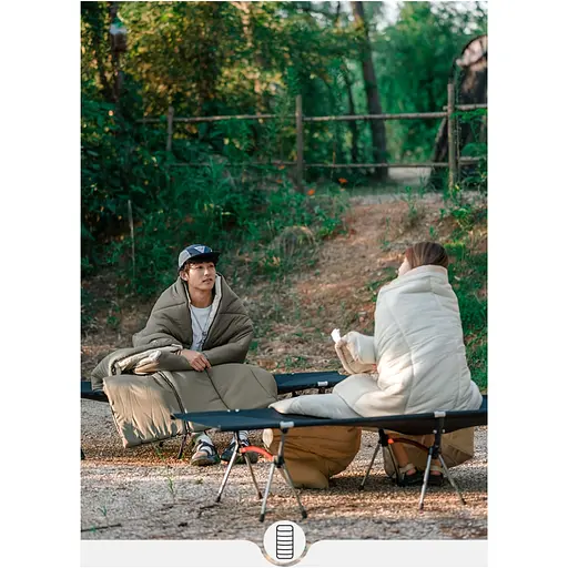 Спальник с копюшоном Naturehike LD350 CNK2300SD016 Dark Green (6976023921810) [146581] - фото 8