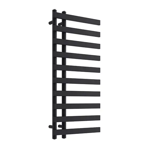 Рушникосушка дизайнерська Ideale Aurora 11 10/1000/450 чорний, Чорний - фото 1