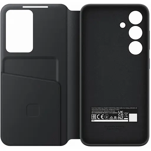 Оригінальний чохол-книжка Samsung S-View Clear View Cover Smart для Galaxy S24 Plus Чорний EF-ZS926CBEGWW - фото 6