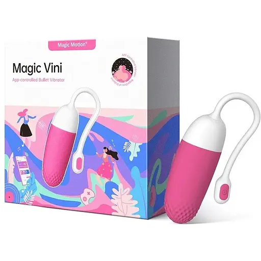 Смарт-виброяйцо Magic Motion Vini Pink - фото 6