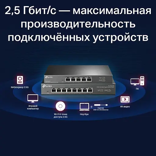 Коммутатор TP-Link TL-SG105-M2 - фото 5