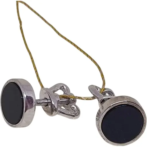 Золоті сережки Платон з агатом. 3С196/67Б