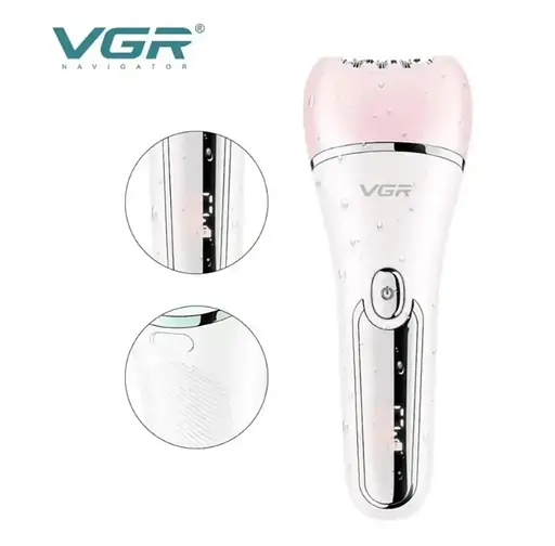 Епілятор жіночий 6 в 1 VGR V-733 з насадками - фото 2