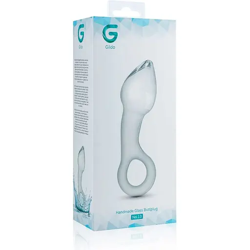 Стеклянный стимулятор простаты Gildo Glass Prostate Plug No. 13 - фото 4