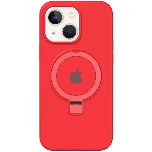 Чохол Epik Silicone Case Full Protective with Ring для Apple iPhone 15, 6.1 Red