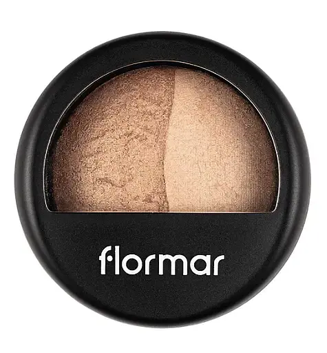 Пудра запечена Flormar Baked Powder, відтінок 023 (Dual Gold), 9 г (8000019544747) - фото 2