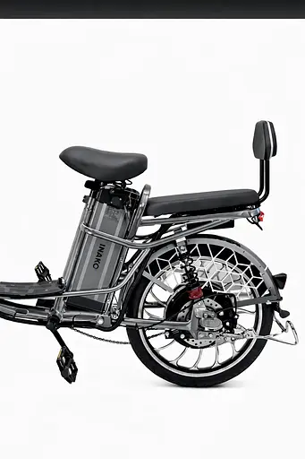 Электровелосипед двухместный MINAKO V4 PRO (750W/60V/26Ah) с задним амортизатором серый графит - фото 5