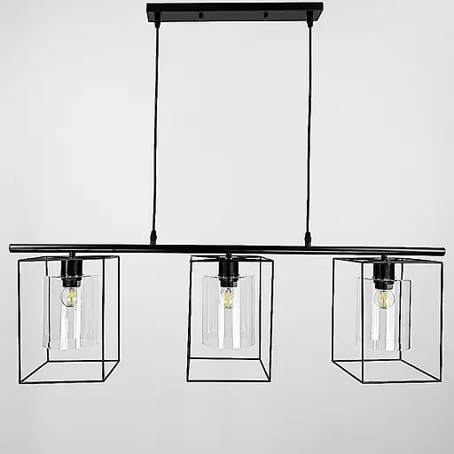 Люстра видовжена Loncino на 3 плафони Line.F MJ 131/3 - фото 2