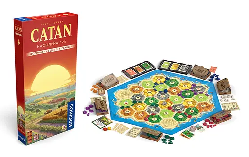 Catan (доп. 5-6 игроков) Rozum - Настольная игра (R101UA) - фото 3