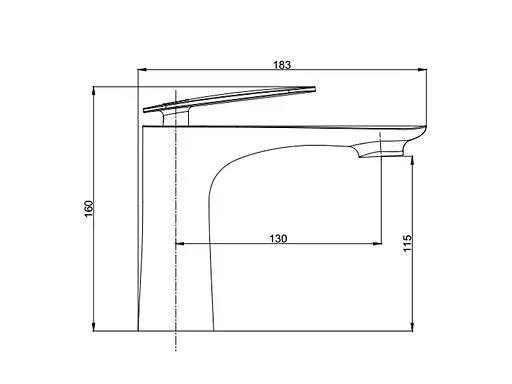 Змішувач для умивальника Asignatura Intense 65501600 Хром - фото 2