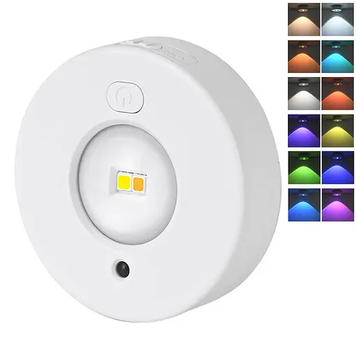 Світильник LED MZ-L3301 with remote control (3LC+RGB/1PCS) White