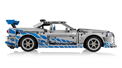 Конструктор LEGO Technic Двойной форсаж Автомобиль Nissan Skyline GT-R (R34) 1410 деталей (42210) - фото 8