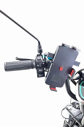 Электровелосипед Minako Monster (2000W, 60V, 36Ah) +Гидравлический тормоз +Раскладной Багажник / сиденье Синий - фото 4