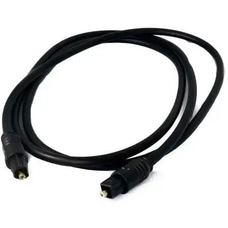 Оптико-звуковой кабель ExtraDigital Toslink JIS F05 M - JIS F05 M 1 м черный (KBA1818) - фото 1