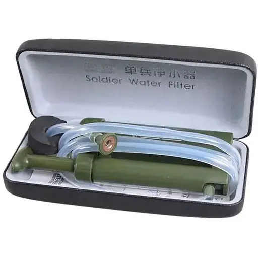 Фільтр для води Gymtop SWF-2000 похідний туристичний армійський - фото 3