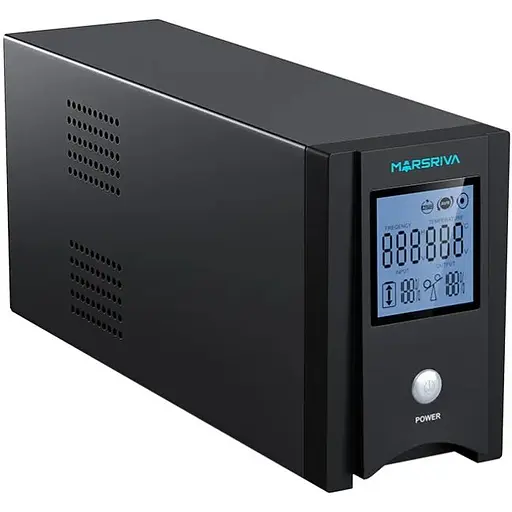 ИБП Marsriva MR-UF600P-H, 600ВА/360Вт, чистая синусоида переменного тока, без АКБ, 12B - фото 3